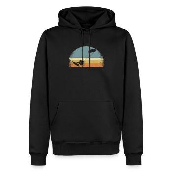 Kitesurfen Kitesurfing Kiten - Männer Premium Bio Hoodie - Schwarz - Vorne - Nico (187cm)