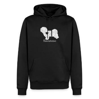 Havanese Liebhaber Hundebesitzer Havanese Mama - Männer Premium Bio Hoodie - Schwarz - Vorne - Nico (187cm)