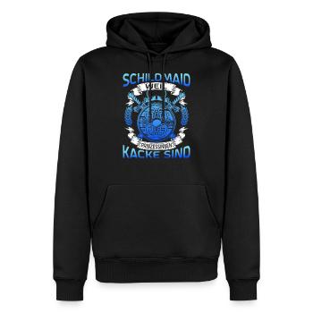 Wikinger Schildmaid Kostüm Lagertha Damen - Männer Premium Bio Hoodie - Schwarz - Vorne - Nico (187cm)