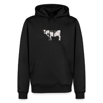 Kuh Kühe Landwirtschaft Bauernhof - Männer Premium Bio Hoodie - Schwarz - Vorne - Nico (187cm)