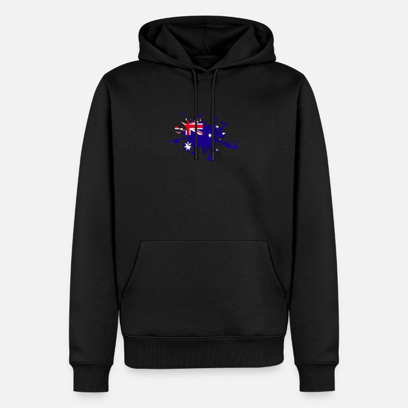 Australie Australien Australien australienne - Sweat à capuche Premium bio Homme - noir