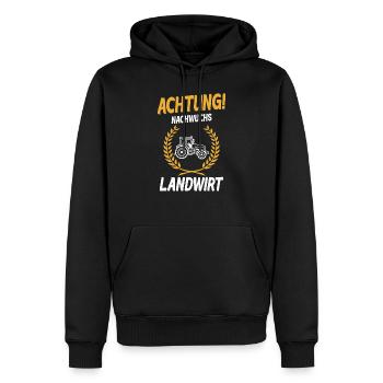 Landwirt Nachwuchs Landwirtschaft Bauernhof - Männer Premium Bio Hoodie - Schwarz - Vorne - Nico (187cm)