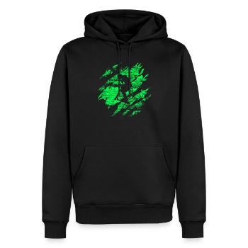 Scooter Tretroller Stunts Skatepark Tretroller - Männer Premium Bio Hoodie - Schwarz - Vorne - Nico (187cm)