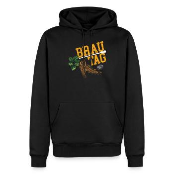 Hobbybrauer Bierbrauer Brautag Bier - Männer Premium Bio Hoodie - Schwarz - Vorne - Nico (187cm)