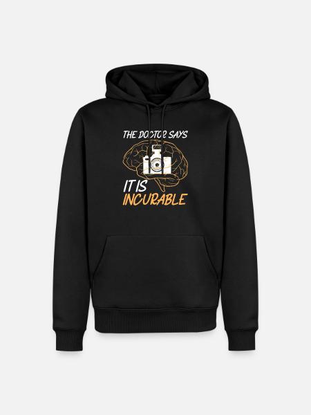 Photographie photographique Photographe photographe photographe - Sweat à capuche Premium bio Homme - noir