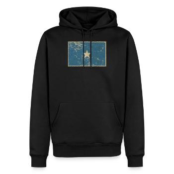 Somalie - Sweat à capuche Premium bio Homme - noir - Devant - Nico (187cm)