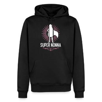 Super Nonna migliore del mondo Idee Regali - Männer Premium Bio Hoodie - Schwarz - Vorne - Nico (187cm)