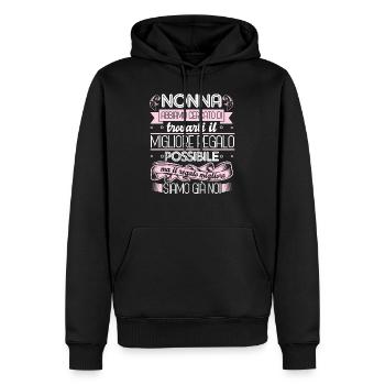 Nonna Festa della Mamma Regalo migliore Nonna del - Männer Premium Bio Hoodie - Schwarz - Vorne - Nico (187cm)