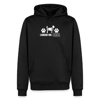 Women Doodle Mama Labradoodle Goldendoodle - Men’s Premium Organic Hoodie - black - Front - Nico (187cm)