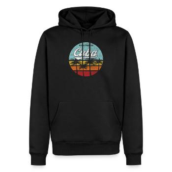 Cuba Havanna - Männer Premium Bio Hoodie - Schwarz - Vorne - Nico (187cm)