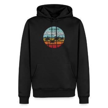 Mallorca Spanien - Männer Premium Bio Hoodie - Schwarz - Vorne - Nico (187cm)