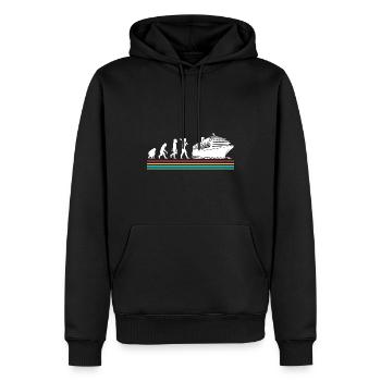 Cruise Cruise Ship Evolution - Men’s Premium Organic Hoodie - black - Front - Nico (187cm)