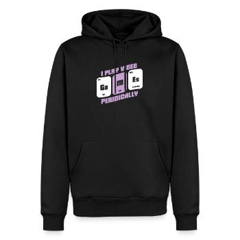 Gamer - Zocker - Geek - Men’s Premium Organic Hoodie - black - Front - Nico (187cm)
