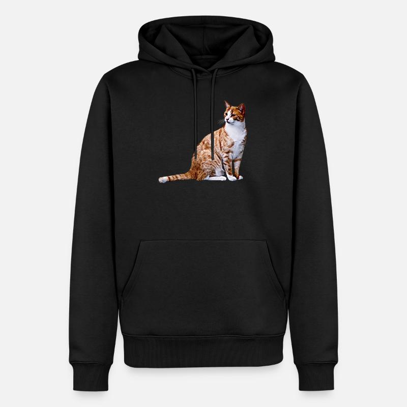 Chat chat chat Cat Cat - Sweat à capuche Premium bio Homme - noir