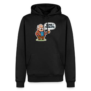 Nema Problema Shirt Lustig Balkan Jugo Geschenk - Männer Premium Bio Hoodie - Schwarz - Vorne - Nico (187cm)
