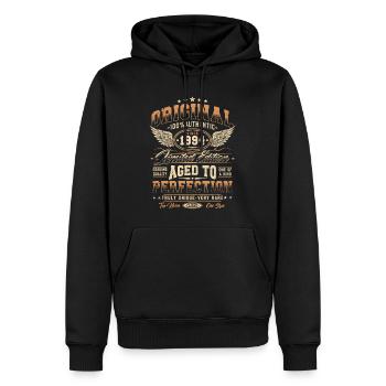 Original 1994 Vintage Born Cadeau d’anniversaire - Sweat à capuche Premium bio Homme - noir - Devant - Nico (187cm)