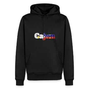 Cajun Pride Louisiane Racines Patriotique - Sweat à capuche Premium bio Homme - noir - Devant - Nico (187cm)