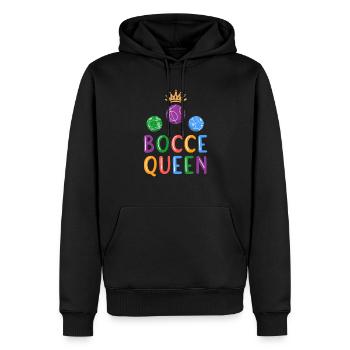 Boccia Boule Petanque - Männer Premium Bio Hoodie - Schwarz - Vorne - Nico (187cm)