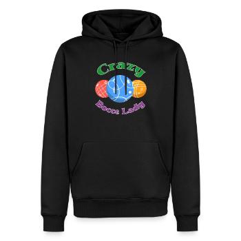Boccia Boule Petanque - Männer Premium Bio Hoodie - Schwarz - Vorne - Nico (187cm)