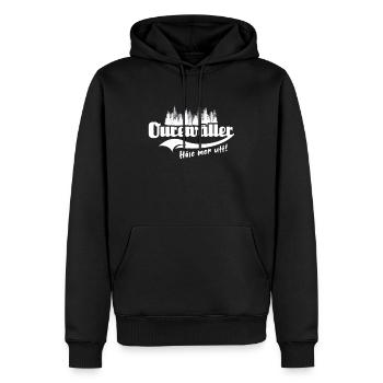 Odenwald Odenwaelder Odenwälder - Männer Premium Bio Hoodie - Schwarz - Vorne - Nico (187cm)
