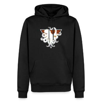 Oktopus Kraken Tintenfisch Tentakel - Männer Premium Bio Hoodie - Schwarz - Vorne - Nico (187cm)