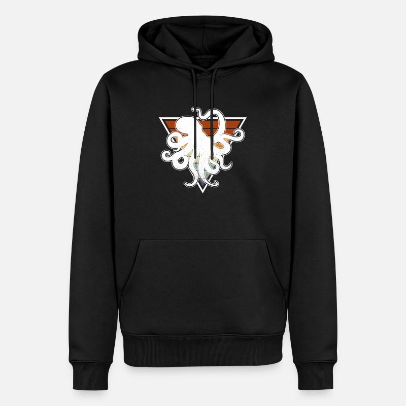Octopus Octopus Octopus Tentacle - Sweat à capuche Premium bio Homme - noir