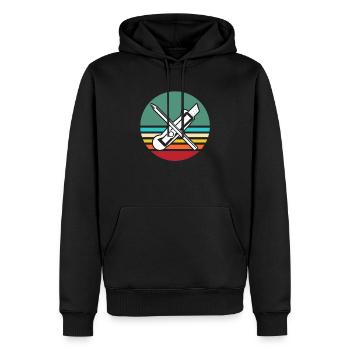 Modellbau Werkzeug Modellbauer - Männer Premium Bio Hoodie - Schwarz - Vorne - Nico (187cm)