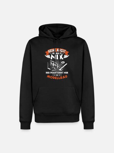 Modellbauer Modellbau Modellbauen - Männer Premium Bio Hoodie - Schwarz