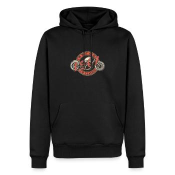 I'm not old, I'm classic. Legendary since 1967. - Männer Premium Bio Hoodie - Schwarz - Vorne - Nico (187cm)