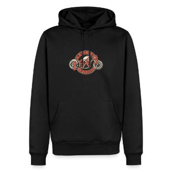 I'm not old, I'm classic. Legendary since 1969. - Männer Premium Bio Hoodie - Schwarz - Vorne - Nico (187cm)