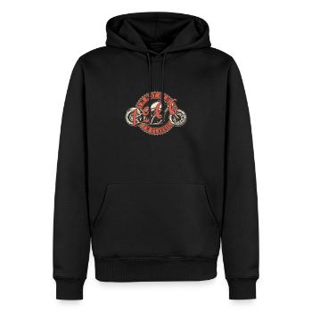 I'm not old, I'm classic. Legendary since 1966. - Männer Premium Bio Hoodie - Schwarz - Vorne - Nico (187cm)