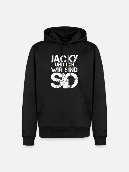 Jacky And I Are Sun - Men’s Premium Organic Hoodie - black