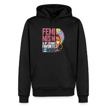 Feminismus Frauenrechte Women Empowerment Feminist - Männer Premium Bio Hoodie - Schwarz - Vorne - Nico (187cm)