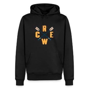 Rames croisées Rames Dessins T-Shirt Cadeau Cadeau - Sweat à capuche Premium bio Homme - noir - Devant - Nico (187cm)