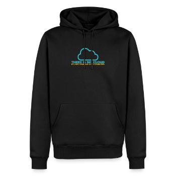 Il n’y a pas de Cloud, c’est juste celui de quelqu’un d’autre - Sweat à capuche Premium bio Homme - noir - Devant - Nico (187cm)