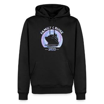 Family Cruise 2022 Tie Dye Print For Family Cruise - Men’s Premium Organic Hoodie - black - Front - Nico (187cm)