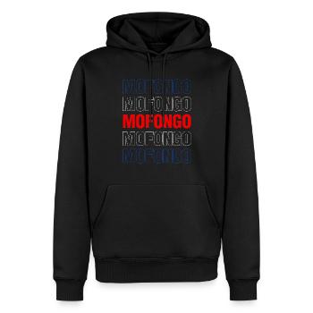 Mofongo Puerto Rican Food Latin Dominican Foodie - Men’s Premium Organic Hoodie - black - Front - Nico (187cm)
