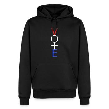 Feminist Vote USA Election Voting Women's Voter - Men’s Premium Organic Hoodie - black - Front - Nico (187cm)