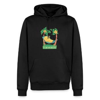 Eh, nee. Meine Bauchspeicheldrüse Eh, Nah. Meine B - Männer Premium Bio Hoodie - Schwarz - Vorne - Nico (187cm)