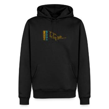 Awesome since 2005. Wakeboard Lifestyle - Männer Premium Bio Hoodie - Schwarz - Vorne - Nico (187cm)