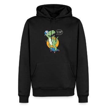 Der Boden Ist Lava-skateboard-bekleidung - Männer Premium Bio Hoodie - Schwarz - Vorne - Nico (187cm)