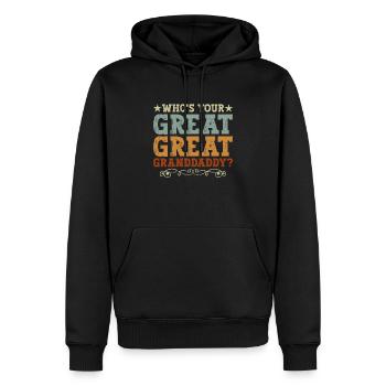 Genealogist Genealogist Family Tree Genealogist - Men’s Premium Organic Hoodie - black - Front - Nico (187cm)