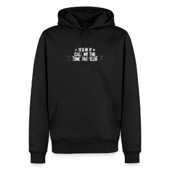 Généalogiste Généalogiste Arbre généalogique Généalogiste - Sweat à capuche Premium bio Homme - noir - Devant - Nico (187cm)