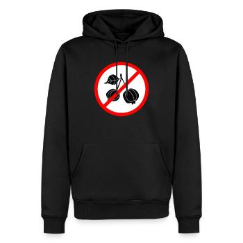 Surinam Cherry - Fruit - Männer Premium Bio Hoodie - Schwarz - Vorne - Nico (187cm)