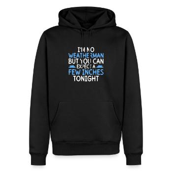 Meteorologe Wetter Klima Wettervorhersage - Männer Premium Bio Hoodie - Schwarz - Vorne - Nico (187cm)
