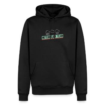 Meteorologe Wetter Klima Wettervorhersage - Männer Premium Bio Hoodie - Schwarz - Vorne - Nico (187cm)