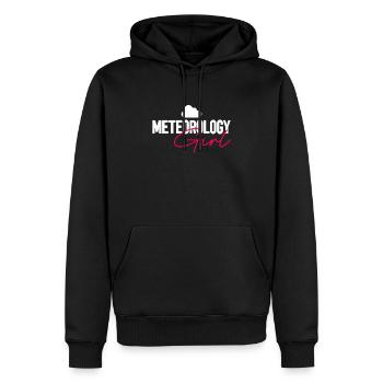 Meteorologe Wetter Klima Wettervorhersage - Männer Premium Bio Hoodie - Schwarz - Vorne - Nico (187cm)