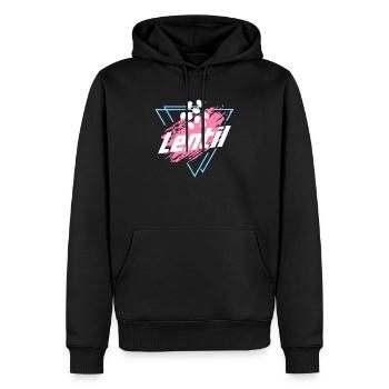 UNIQUE LENTIL T SHIRT - Männer Premium Bio Hoodie - Schwarz - Vorne - Nico (187cm)