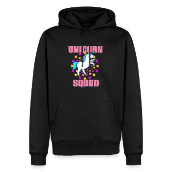 Unicorn Squad Impressionnant T-Shirt Éblouissant Cadeau - Sweat à capuche Premium bio Homme - noir - Devant - Nico (187cm)
