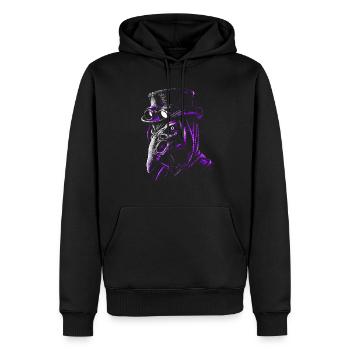 Mittelalterlicher Arzt - Männer Premium Bio Hoodie - Schwarz - Vorne - Nico (187cm)